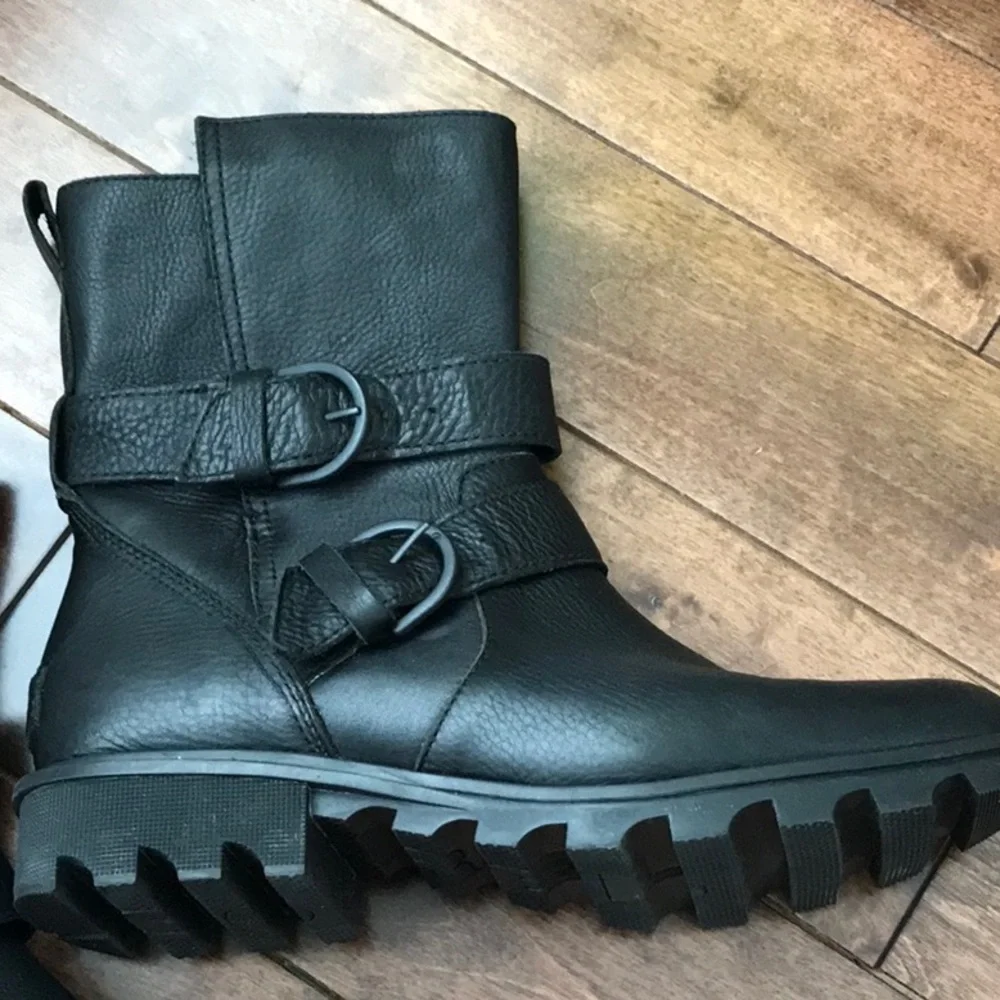 Sorel Phoenix Leather Boots- Black- Size 9.5 - Picture 3 of 10